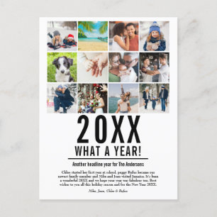 Jahr in Review 12 FotoCollage Moderne Weihnachten