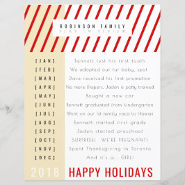 Jahr in Rezension Weihnachten Bonbons Zuckerrohr S