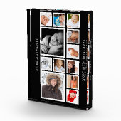 Jahr in Überprüfung einzigartig Personalisiert 12 Fotoblock (Rechts)