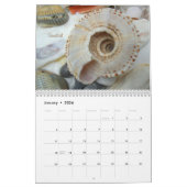 Jahr langer Seashell-Fotokalender Kalender (Jan 2026)