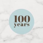 Jahr | Meilenstein Birthday Konfetti (Klein Vorderseite)