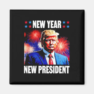 Jahr neuer Präsident Trump 2024 Magnet
