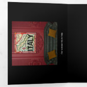 Jahr Review Foto Collage Trifold Weihnachtskarte Dreifach Gefaltete Urlaubskarte (Innen Erste Seite)