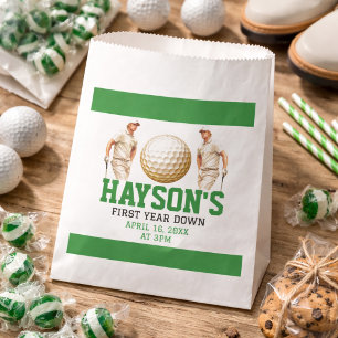 Jahr runter, Golf weiter! 1. Geburtstag Party Geschenktütchen