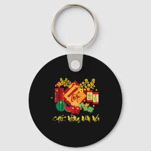 Jahr Shirt Frohes vietnamesisches Lunar Chuc Mung Schlüsselanhänger