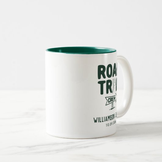 Jahr Sommerreisenfamilie Zweifarbige Tasse (VorderseiteRechts)