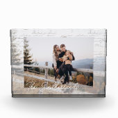 Jahr voll mit Erinnerungen Foto-Speicher-Keepsake Fotoblock (Vorderseite)