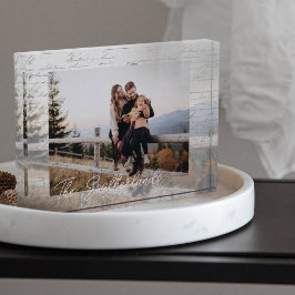 Jahr voll mit Erinnerungen Foto-Speicher-Keepsake Fotoblock