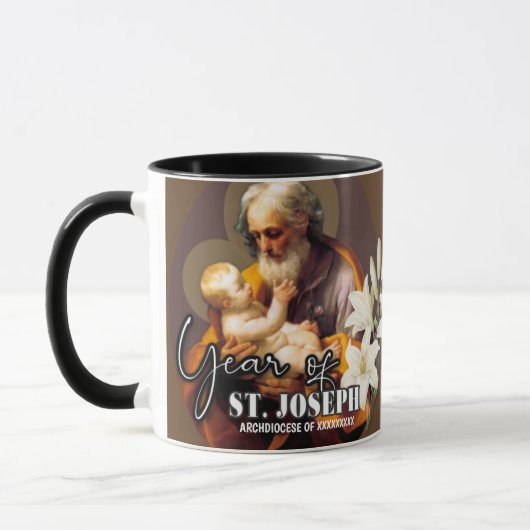 JAHR VON ST. JOSEPH KATHOLIS PERSONALISIERT TASSE (Links)