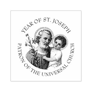 JAHR VON ST. JOSEPH KIND JESUS RELIGIOÖS GUMMISTEMPEL
