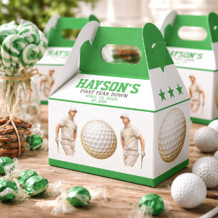 Jahr vorbei, Golf geht weiter! 1. Geburtstagsfeier Geschenkschachtel