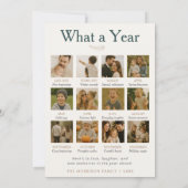 Jahr Weihnachts-Weihnachtskarte Einladung (Rückseite)