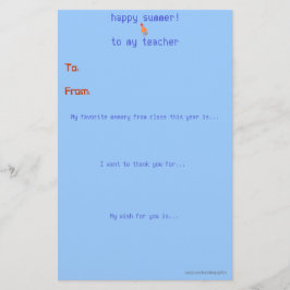 Jahr-zu-Jahr-Lehrer danke Ihnen zur Kenntnis nehme