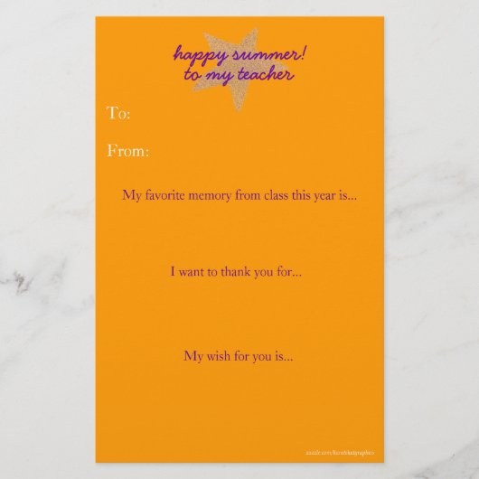 Jahr-zu-Jahr-Lehrer danke Ihnen zur Kenntnis nehme (Vorderseite)