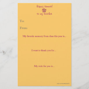 Jahr-zu-Jahr-Lehrer danke Ihnen zur Kenntnis nehme