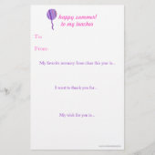 Jahr-zu-Jahr-Lehrer danke Ihnen zur Kenntnis nehme (Vorderseite)