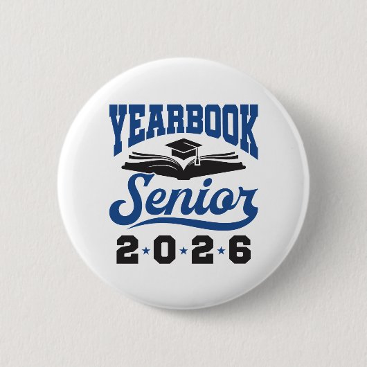 Jahrbuch Abiturient 2026 Button (Vorderseite)