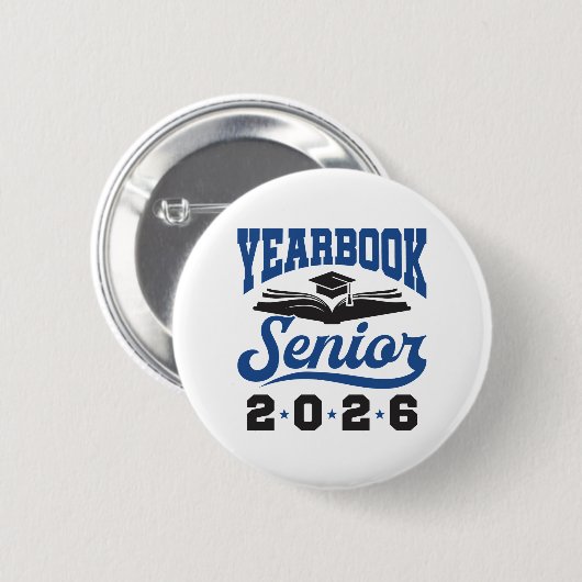 Jahrbuch Abiturient 2026 Button (Vorne & Hinten)