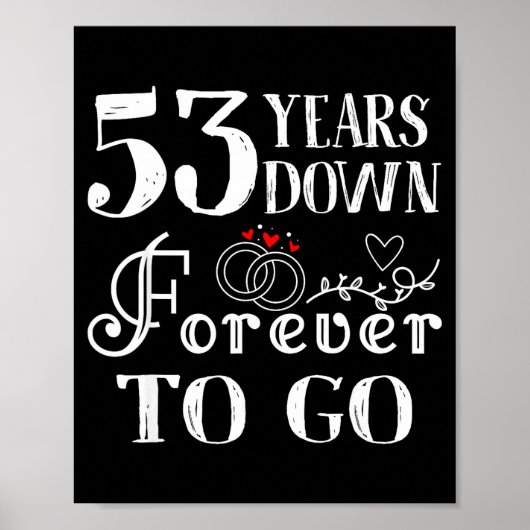 Jahre 53 Down Forever Go Paar Poster (Vorne)