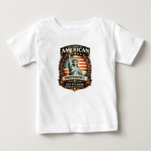 Jahre der amerikanischen Unabhängigkeit – 4. Juli Baby T-shirt