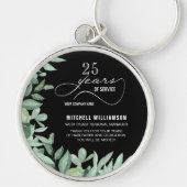 Jahre der Betriebsruhestandsgrüne Keepake Schlüsselanhänger (Vorne)