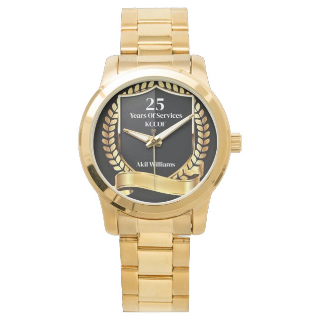 Jahre der Dienstleistungen Armbanduhr (Vorderseite)