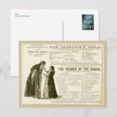 Jahre der Garderobe Postkarte (Vorne/Hinten)