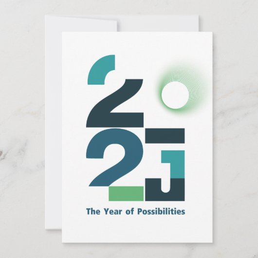 Jahre der Möglichkeiten Einladung (Vorderseite)