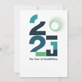 Jahre der Möglichkeiten Einladung (Rückseite)