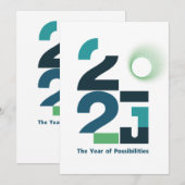 Jahre der Möglichkeiten Einladung (Vorne/Hinten)