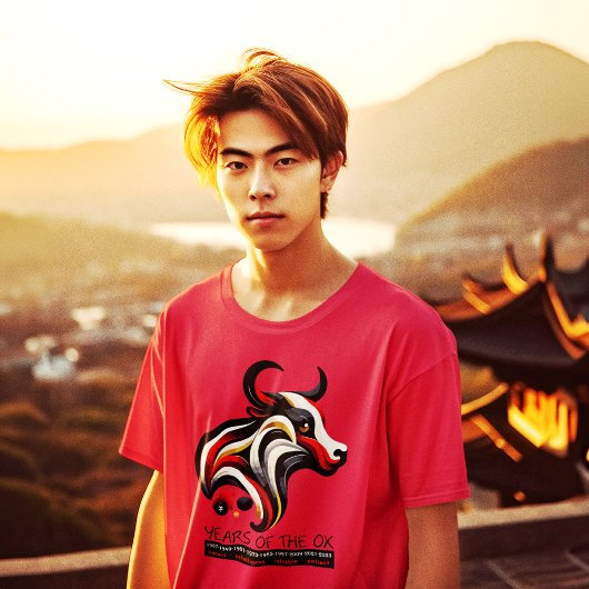 Jahre des OX - Chinesisches Zodiakzeichen T-Shirt