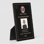 Jahre des Service-Foto-Logos für Mitarbeiter Fotoplatte (Seite)