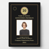 Jahre des Service-Foto-Logos - Goldene Auszeichnun Fotoplatte (Vorderseite)