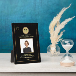 Jahre des Service-Foto-Logos - Goldene Auszeichnun Fotoplatte