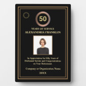 Jahre des Service-Fotos für Rentner Fotoplatte (Vorderseite)