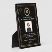 Jahre des Service-Fotos für Rentner Fotoplatte (Seite)