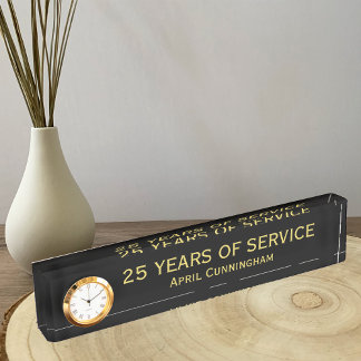 Jahre Service Employee Awards Schreibtisch Name Pl Namensplakette