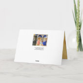 JAHRESABSCHLUSS DER FRA ANGELICO Old Irish Sessing Karte (Rückseite)