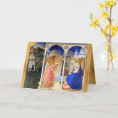 JAHRESABSCHLUSS DER FRA ANGELICO Old Irish Sessing Karte (Gelbe Blume)