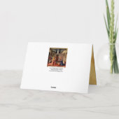 JAHRESABSCHLUSS DER FRA ANGELICO Old Irish Sessing Karte (Rückseite)