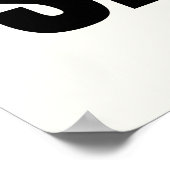 Jahresabschlusszeichen, moderne ästhetische Boutiq Poster (Ecke)