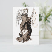 JAHRESANGEL Ende der 1400er Jahre Dankeskarte (Stehend Vorderseite)