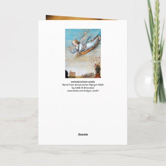 JAHRESANGEL FEIERTAGSKARTE (Rückseite)