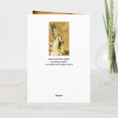 JAHRESANGEL, Gelb, Blauer Saphire Karte (Rückseite)