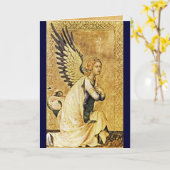 JAHRESANGEL, Gelb, Blauer Saphire Karte (Gelbe Blume)