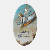 JAHRESANGEL KERAMIKORNAMENT (Rechts)