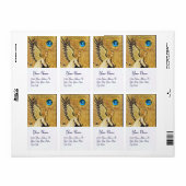 JAHRESANGEL MONOGRAM ,Blue Saphir (Vorne)