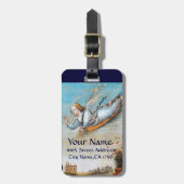 JAHRESANGEL MONOGRAM GEPÄCKANHÄNGER (Vorderseite vertikal)