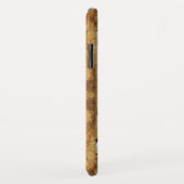 JAHRESANGEL MONOGRAM, Pergament Case-Mate iPhone Hülle (Hinten/Rechts)