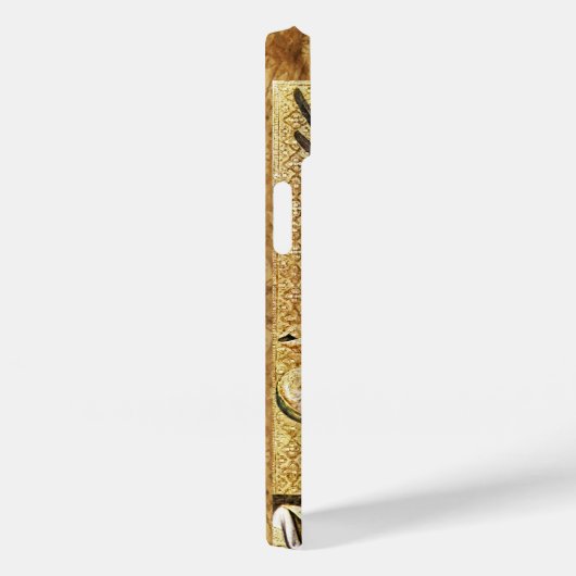 JAHRESANGEL MONOGRAM, Pergament Case-Mate iPhone Hülle (Rückseite / Rechts)